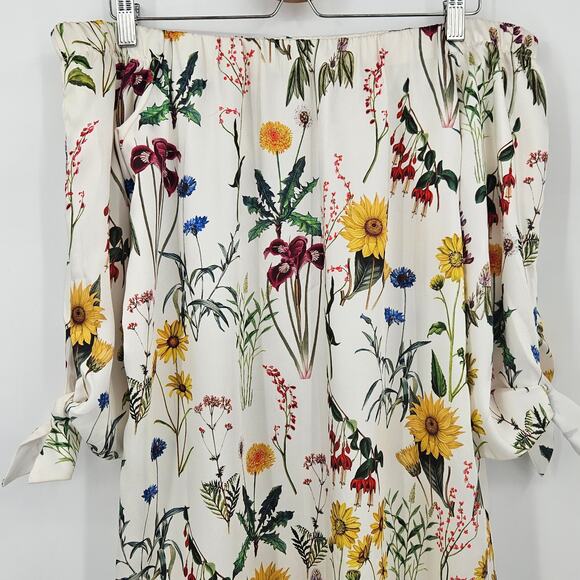 NWT Anthropologie Bailey 44 Women's Botanical Off The Shoulder Dress Size MP - Picture 6 of 9